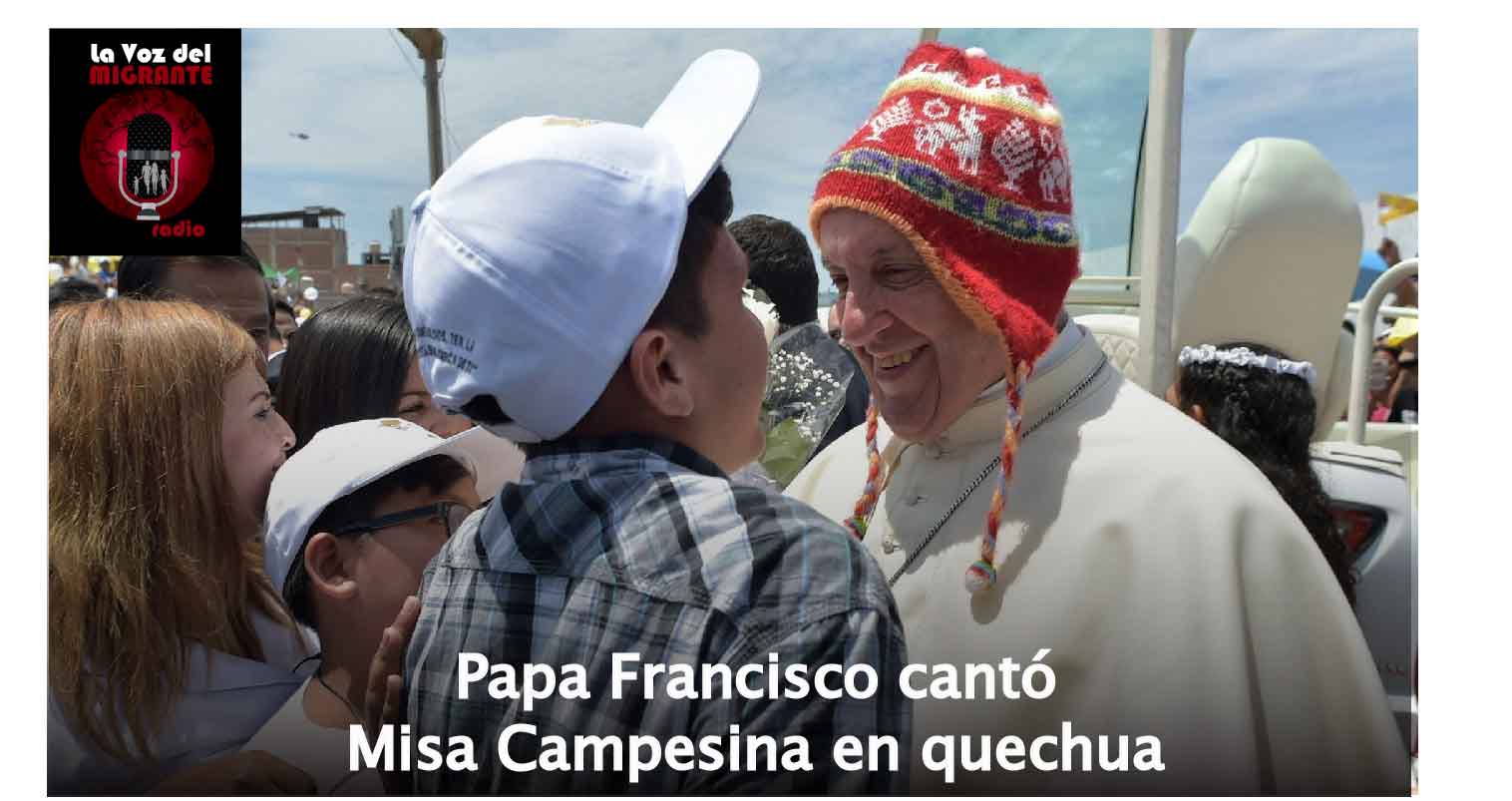 Papa-Francisco-cantó-Misa-Campesina-en-quechua
